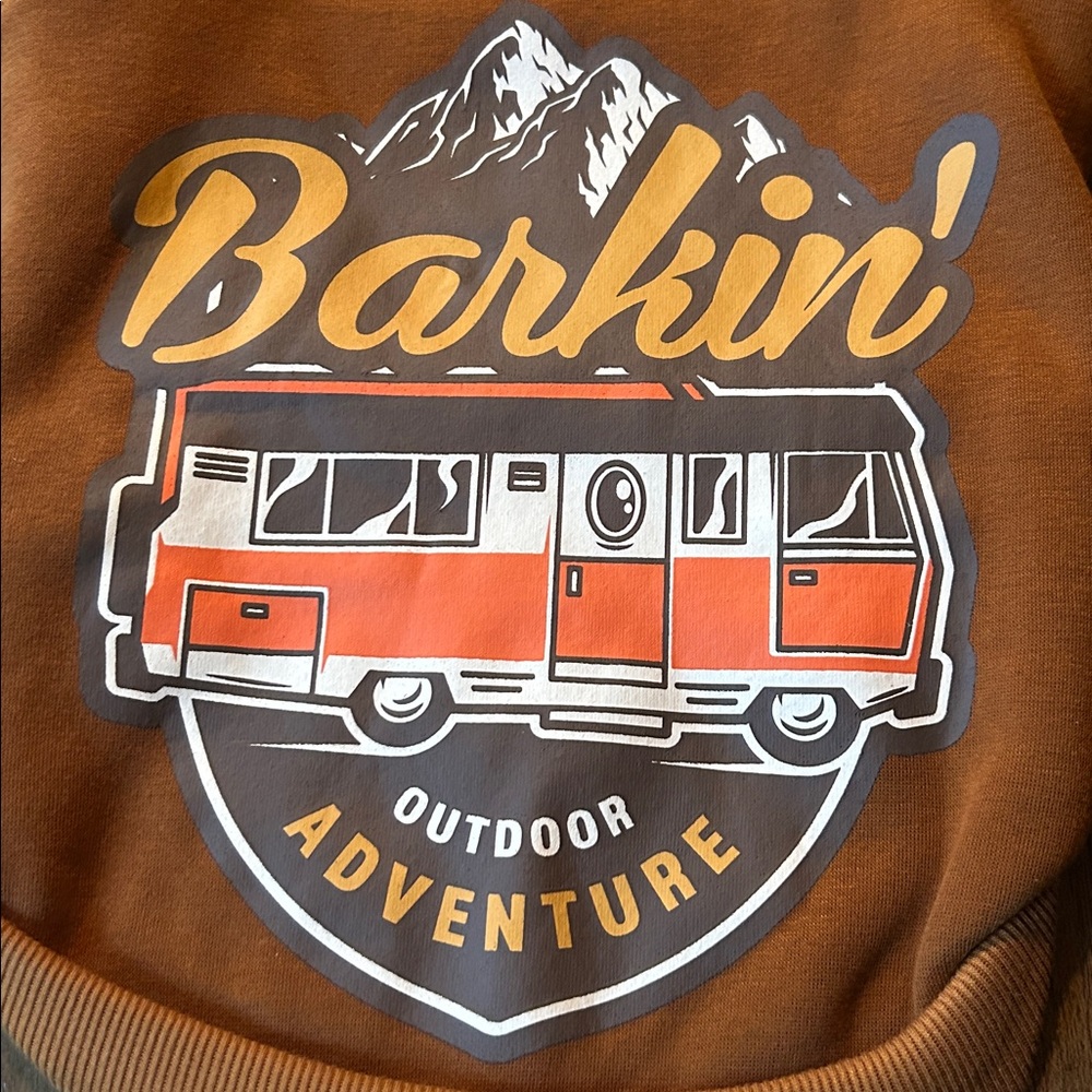 DUKE & DAISY ‘Barkin’ Outdoor Adventure’ Fleece Hoodie - Picture 4 of 12